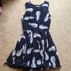 Maison Jules Cute Pineapple Dress women’s small